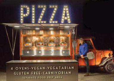 Pizza Van for wedding hire